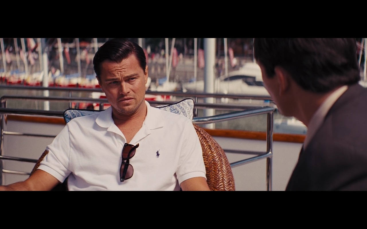 Ralph Lauren White Polo Shirt Worn by Leonardo DiCaprio in The Wolf of Wall Street ...1280 x 800