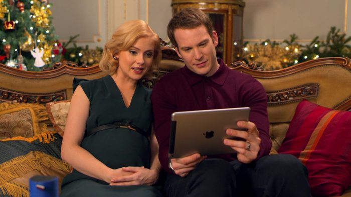 Apple Ipad Tablet Used By Rose Mciver Ben Lamb In A Christmas Prince