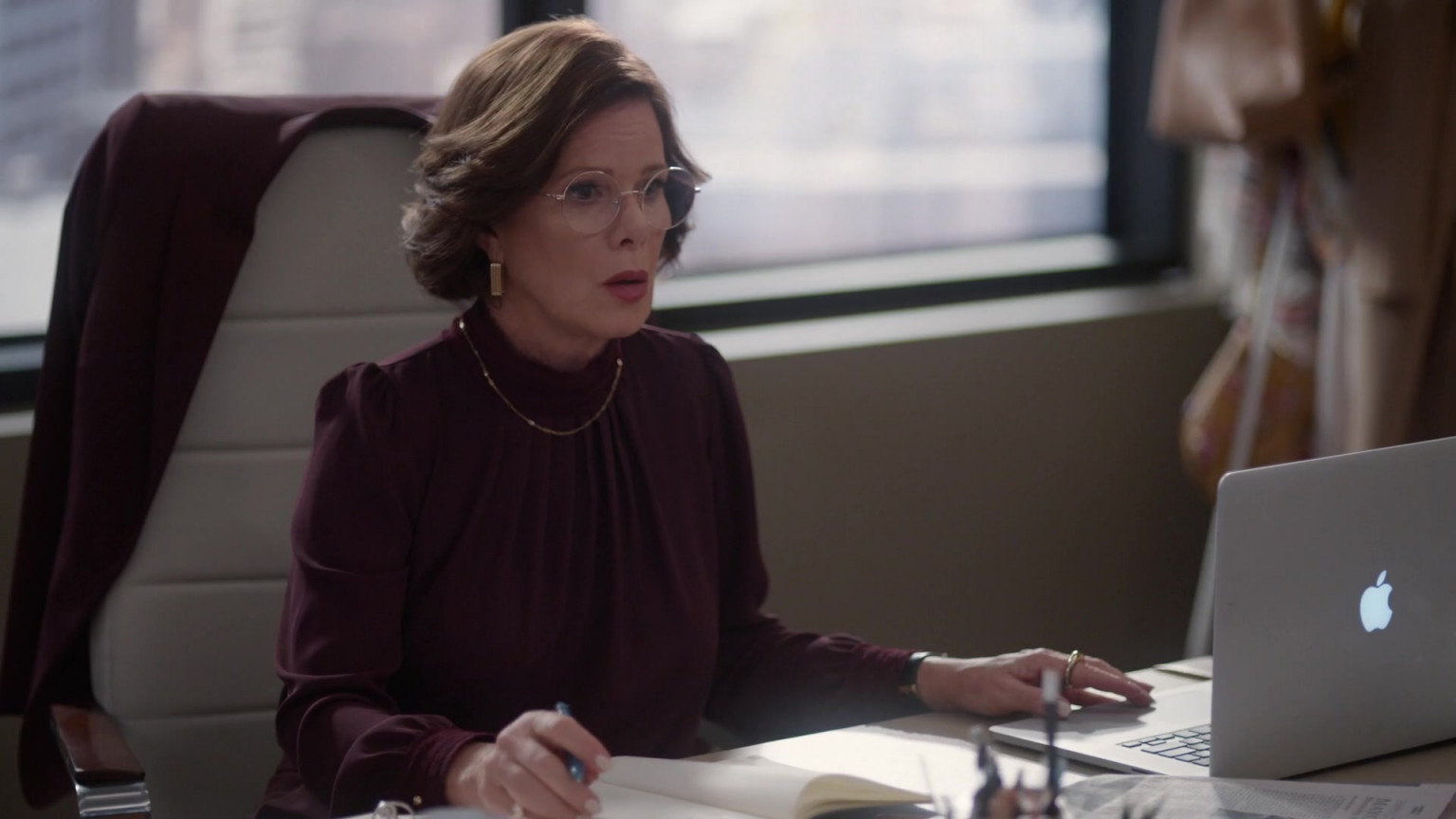 Apple MacBook Laptop Of Marcia Gay Harden As Margaret In So Help Me