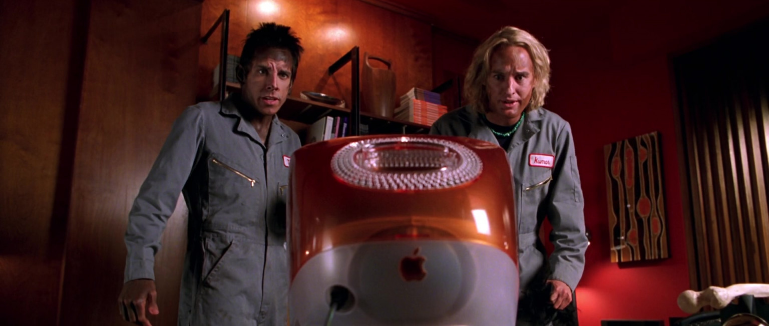 Apple IMac Orange Computer In Zoolander (2001)