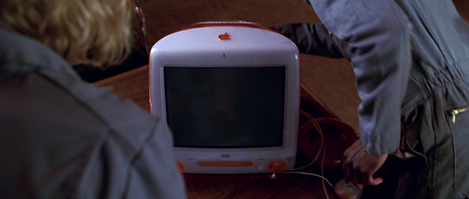 Zoolander The Files Are In The Computer Apple IMac Orange Computer In Zoolander (2001)