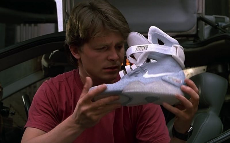 Nike shoes in Back to the Future 2 (1989, Universal Pictures)