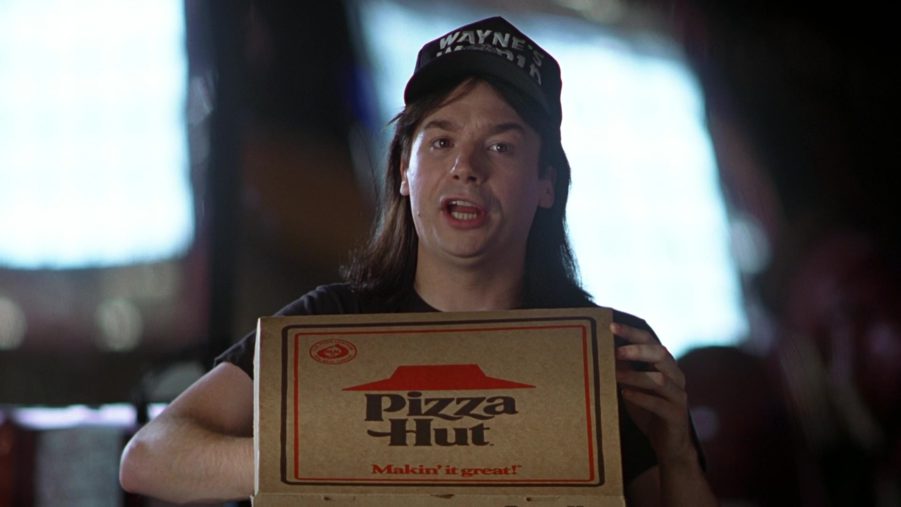 Pizza Hut In Wayne's World (1992)