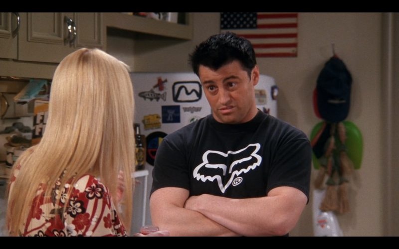 Fox Head  Black Tee For Men - Friends TV Show Product Placement (3)