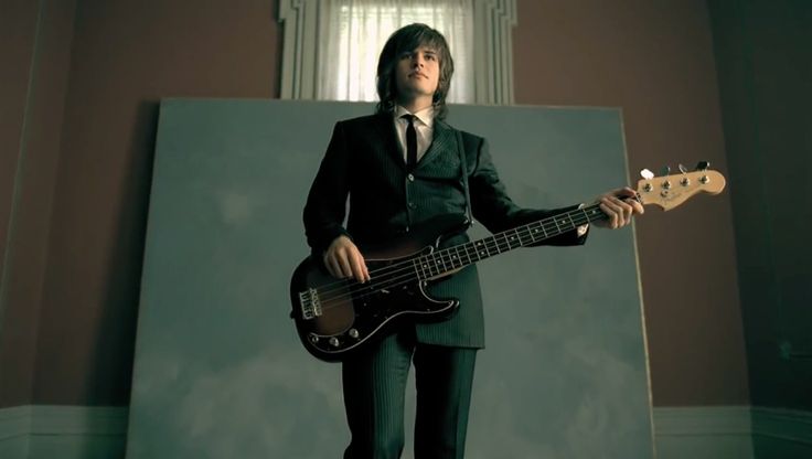 Fender bass guitar played by Reid Perry in IF I DIE YOUNG by The Band Perry (2010)