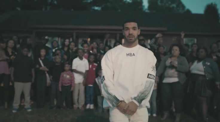 Hood by Air jumper worn by Drake in WORST BEHAVIOR (2013)