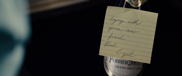 Perrier-Jouët champagne in CONCUSSION (2015)