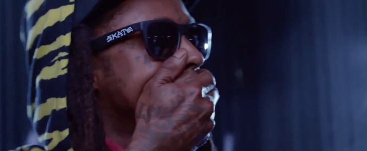 Thrasher Skate And Destroy sunglasses worn by Lil Wayne in THUG CRY by Rick Ross (2014)