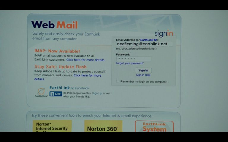 EarthLink Web Mail And Norton (Symantec) – Why Him? (2016)