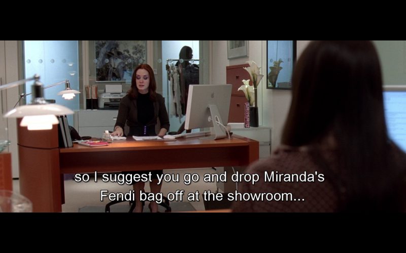 Apple Monitor And Fendi Bag – The Devil Wears Prada (2006)