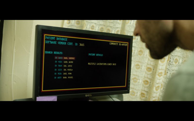 Dell Monitor – Extortion 2017 movie product placement (1)