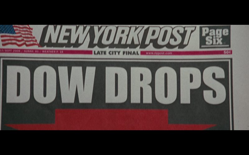 New York Post Newspapers – Wall Street: Money Never Sleeps (2010)
