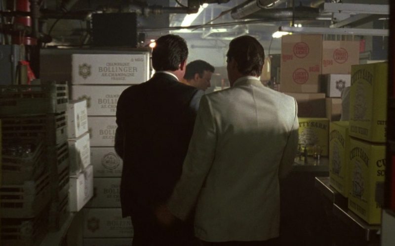 Bollinger Champagne, Lucky Strike Cigarettes & Cutty Sark Whisky – Goodfellas (1990)