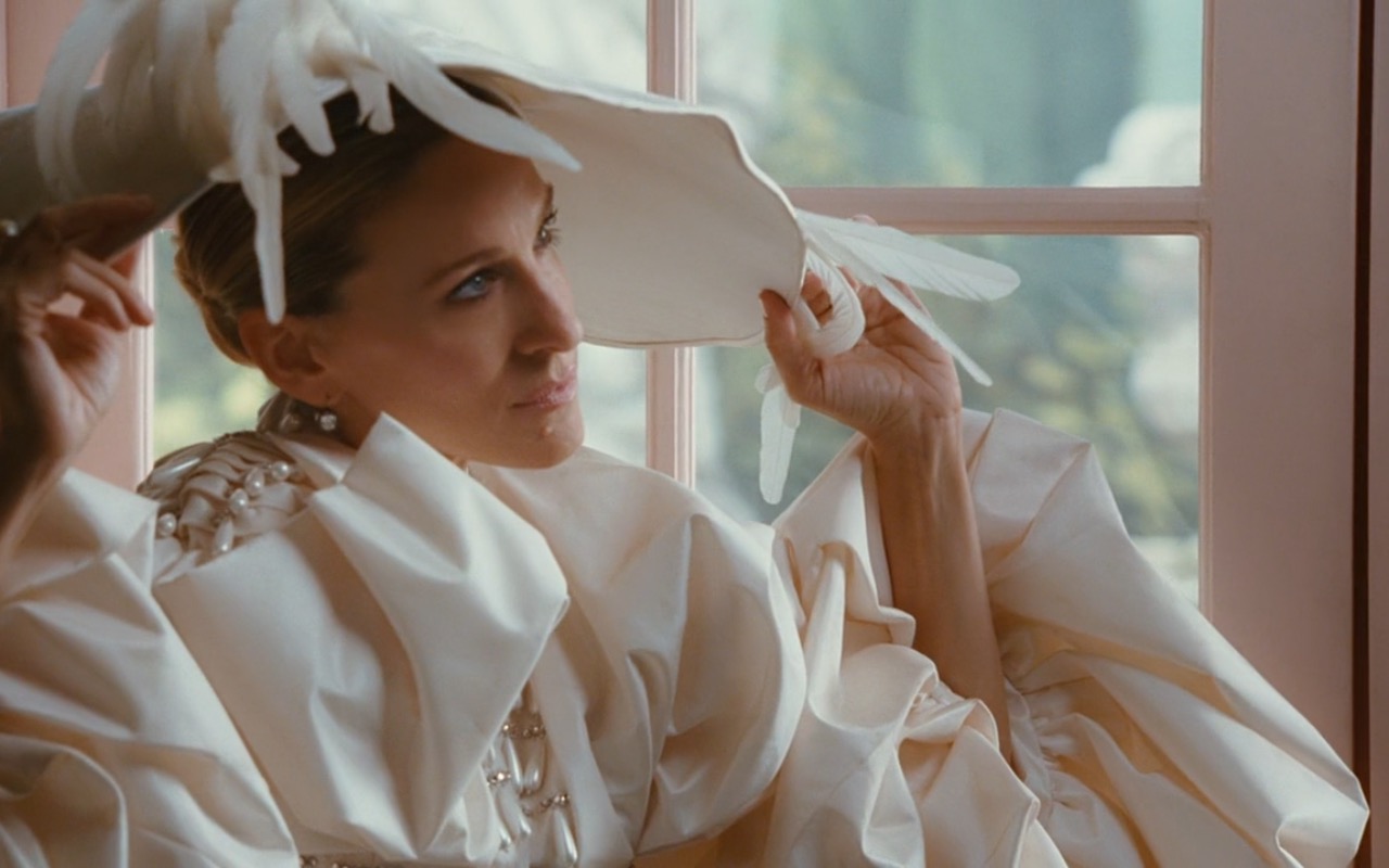 Christian Dior Bridal Dress Worn By Sarah Jessica Parker As Carrie Bradshaw In Sex And The City