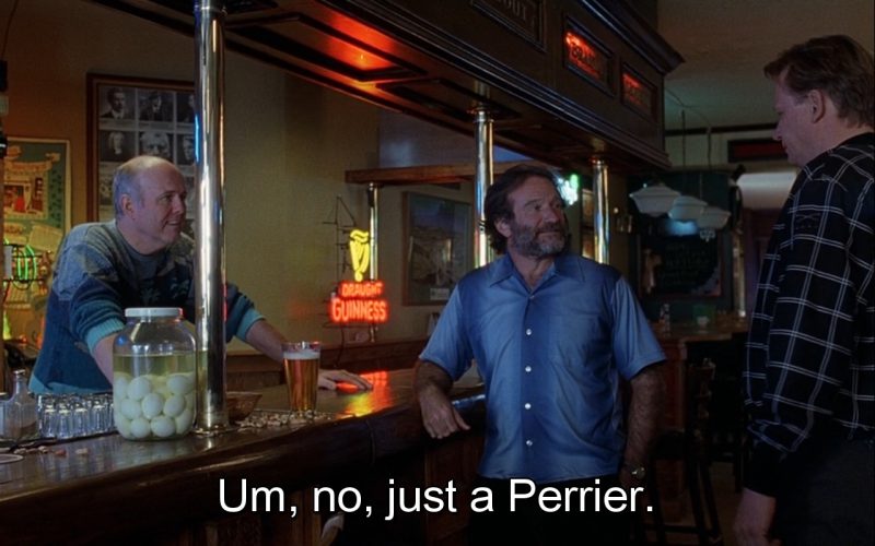 Guinness Beer Sign And Perrier Water (Quotes) – Good Will Hunting (2)