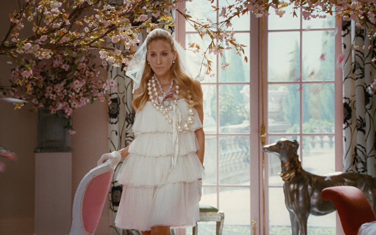 Lanvin Wedding Dress Worn By Sarah Jessica Parker As Carrie Bradshaw In Sex And The City (2008)