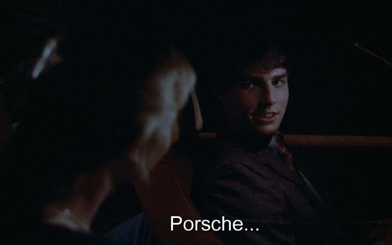 Porsche Quote by Tom Cruise – Risky Business (1)