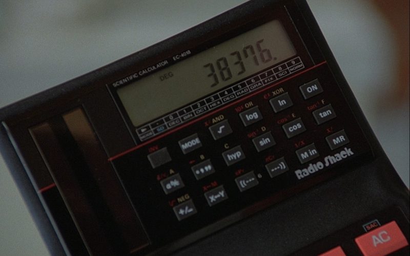 Radio Shack Electronic Calculator – Rain Man (1)