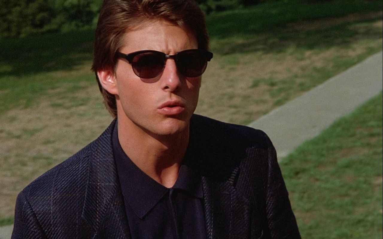 Risky business scene sunglasses