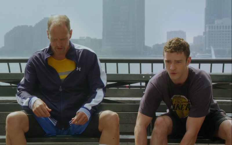 Under Armour Jacket and Los Angeles Lakers T-Shirt – Friends with Benefits (1)