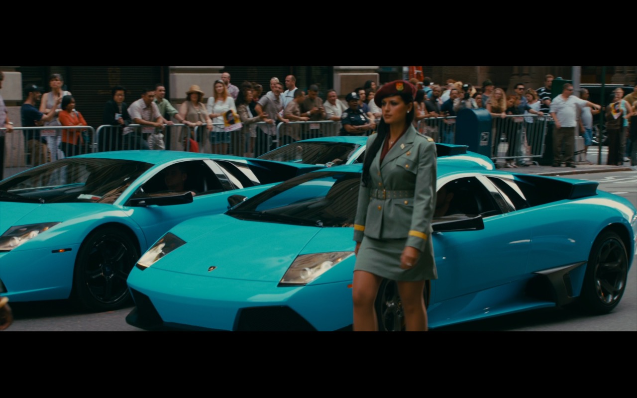 Blue Lamborghini Murciélago LP640 Cars - The Dictator (2012) Movie