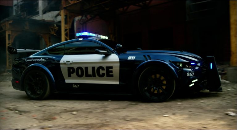 Ford Mustang Police Car/Autobot In Transformers 5: The Last Knight (2017)