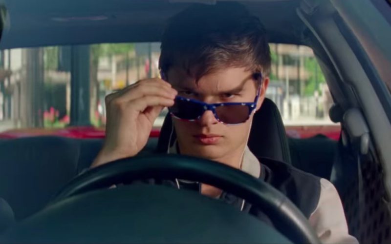 grinderPUNCH Captain Blue Sunglasses (American Flag) Worn by Ansel Elgort in Baby Driver (2017)