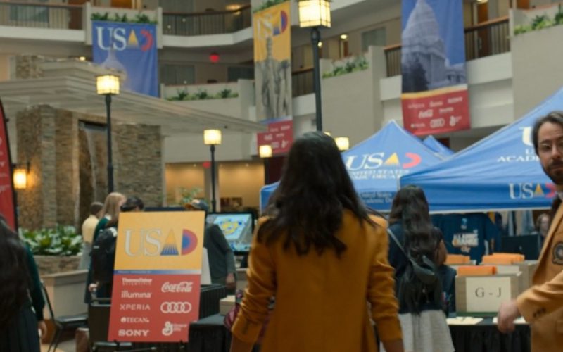 United States Academic Decathlon and Sponsors: Thermo Fisher Scientific, Illumina, Xperia, Tecan, Sony, Coca-Cola, Audi in Spider-Man: Homecoming (2017)