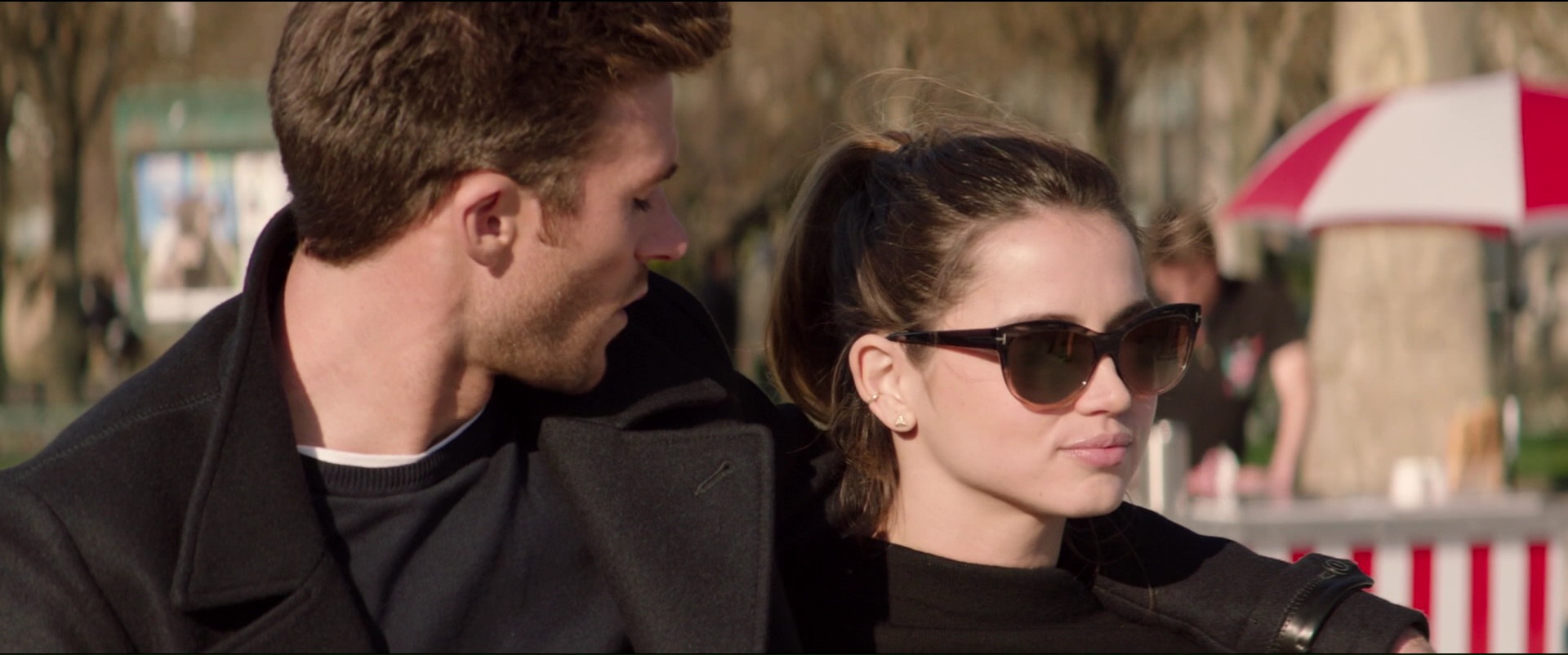 Tom Ford Sunglasses Worn by Ana de Armas in Overdrive (2017) Movie1920 x 802