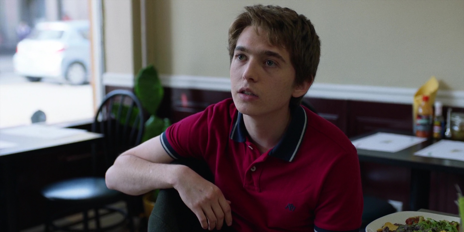 Aeropostale A87 Polo Shirt Worn By Austin Abrams In Brad S Status 17