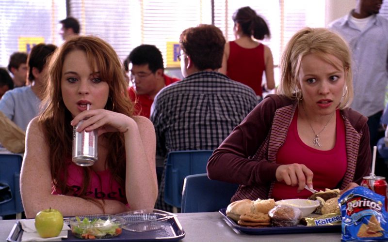 Diet Coke, Coca-Cola, Doritos (Lindsay Lohan and Rachel McAdams) in Mean Girls (1)
