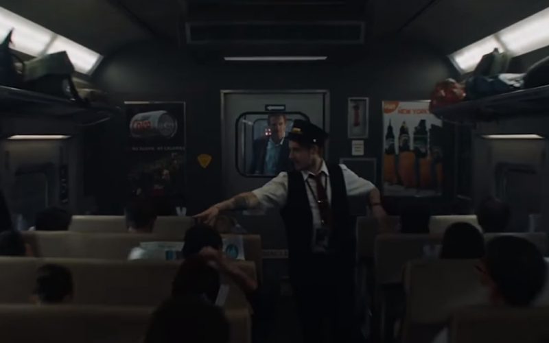Diet Coke Poster in The Commuter (1)