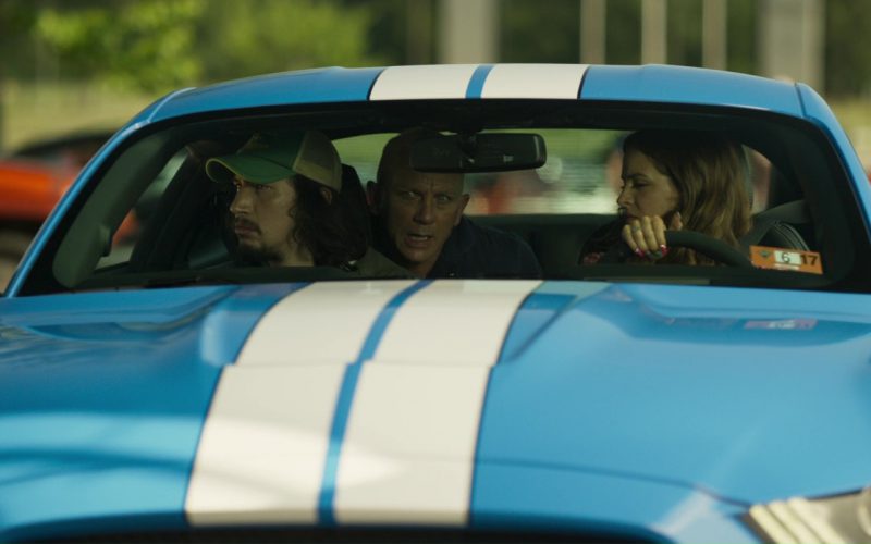 Ford Mustang Shelby GT350 Blue Sports Car Driven by Riley Keough in Logan Lucky (19)