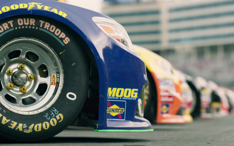 Goodyear, Sunoco, MOOG suspension and steering in Logan Lucky