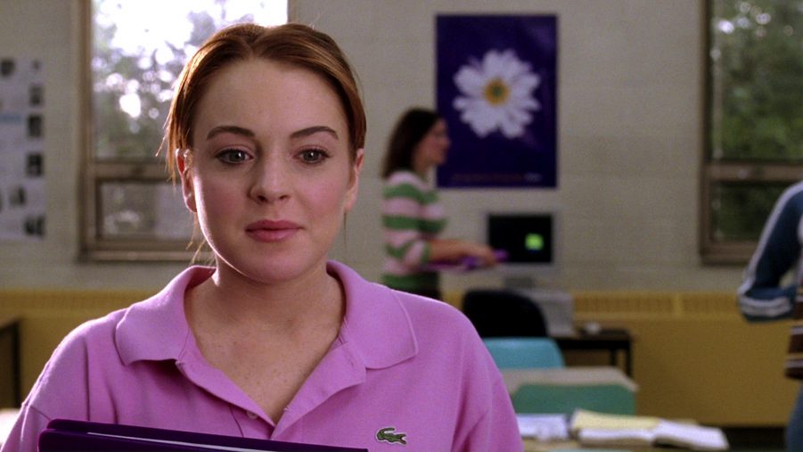 Lacoste Pink Polo Shirt Worn By Lindsay Lohan In Mean Girls (2004)