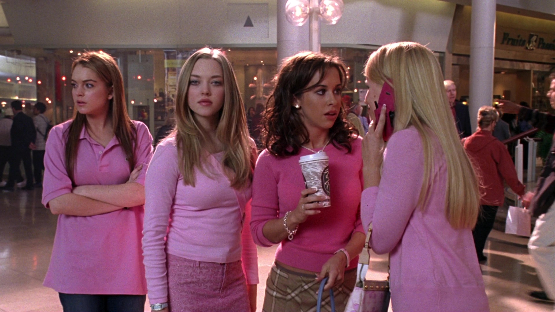 Lacoste Pink Polo Shirt Worn By Lindsay Lohan In Mean Girls (2004)