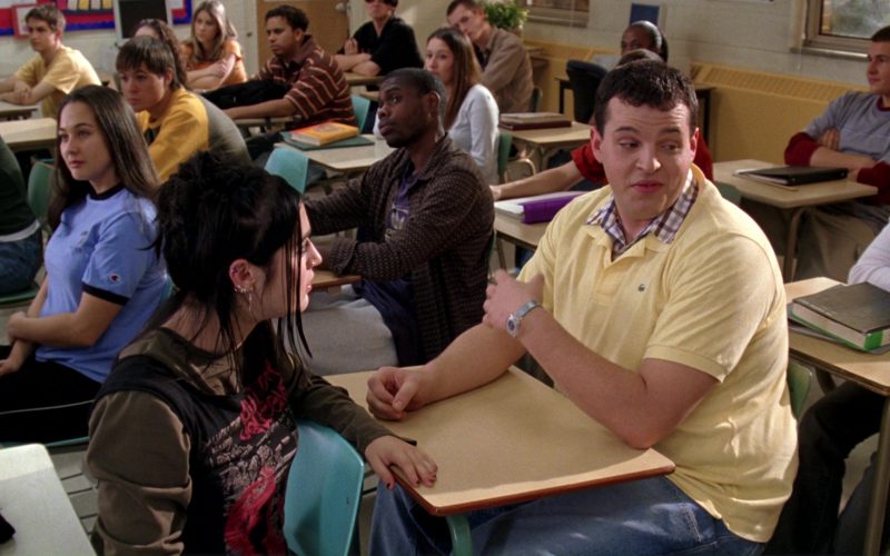 Lacoste Yellow Polo Shirt Worn by Daniel Franzese in Mean Girls (1)