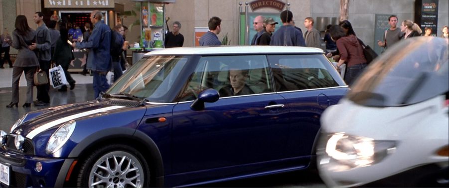 Mini Cooper S Blue Car Used By Mark Wahlberg In The Italian Job (2003)