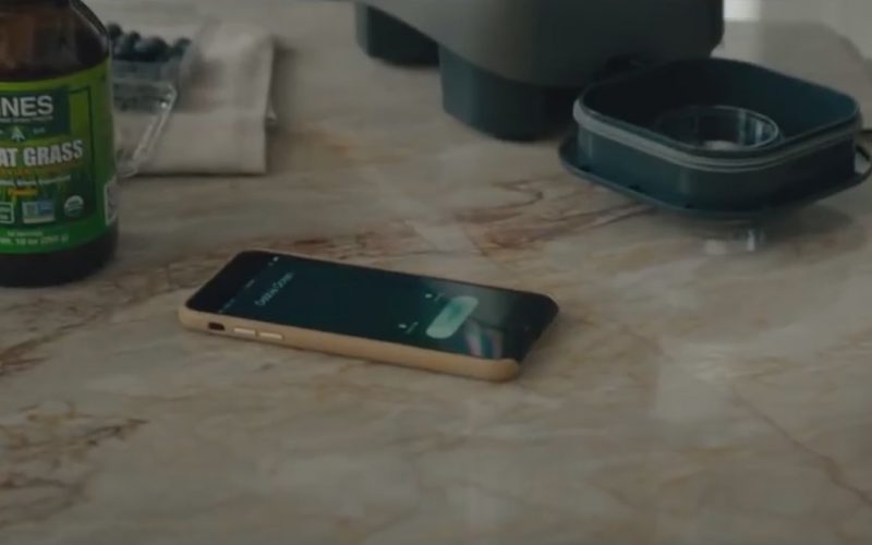 Pines Wheat Grass Tablets And Apple iPhone in Ocean’s 8
