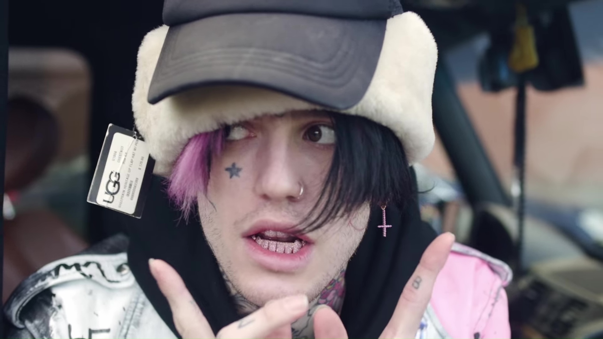 UGG Hat Worn By Lil Peep In Benz Truck (2017)