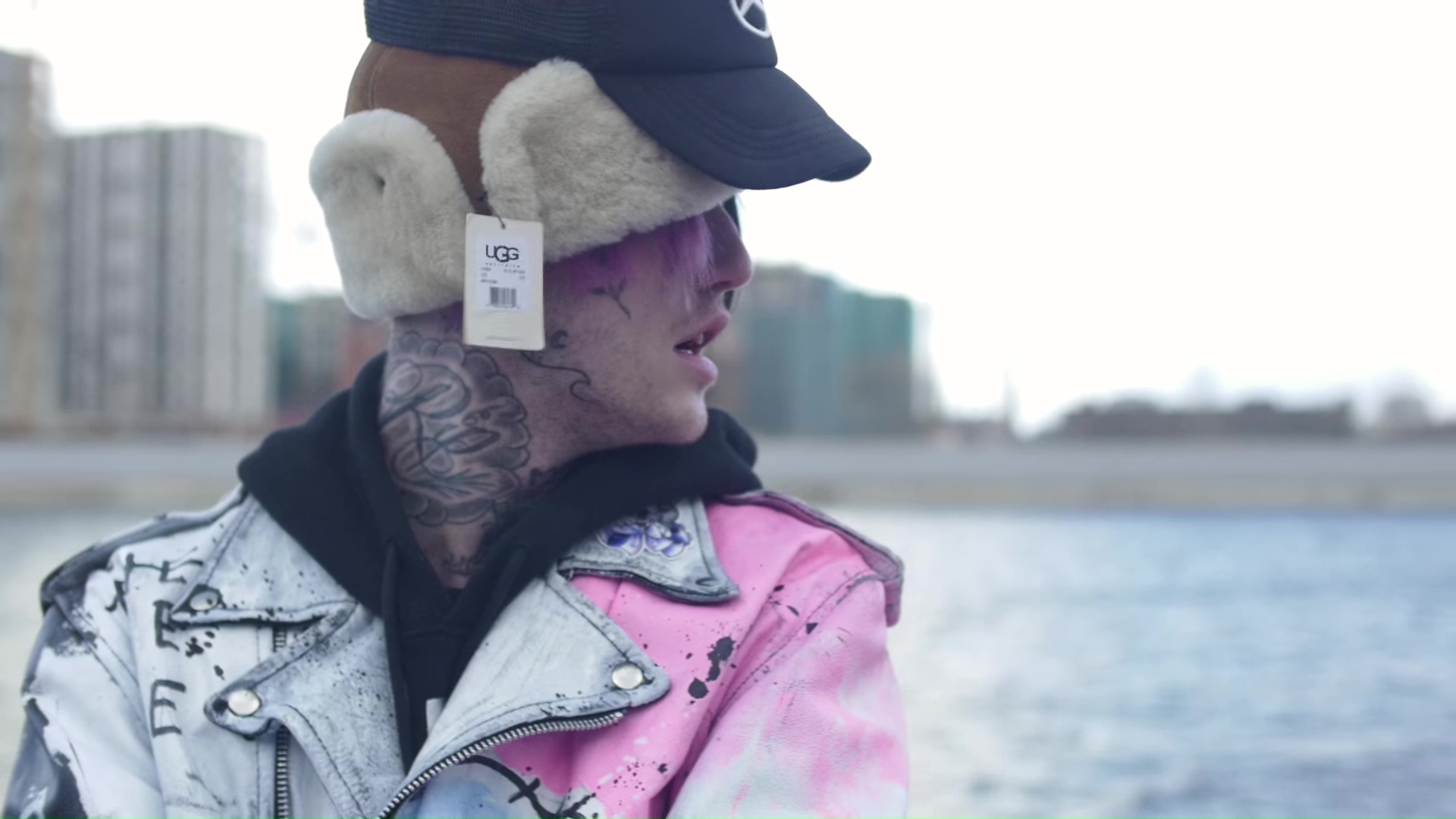 UGG Hat Worn by Lil Peep in Benz Truck 