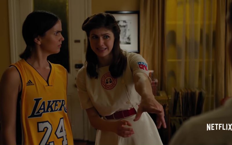Los Angeles Lakers x Adidas T-Shirt Worn by Shelley Hennig in When We First Met (2)