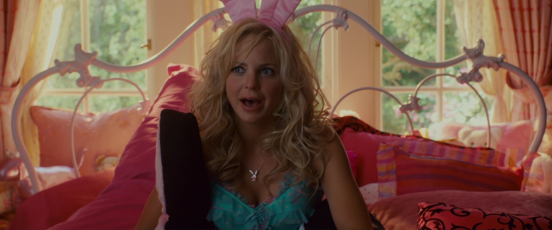 I analyzed a Movie and product placement was spotted: Playboy Necklace Worn...