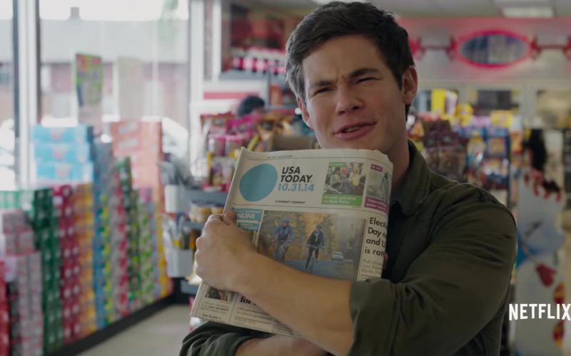 USA Today Newspaper Used by Adam DeVine in When We First Met (1)