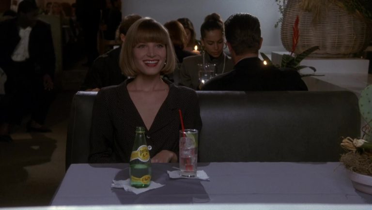 Perrier Mineral Water And Bridget Fonda In Doc Hollywood 1991