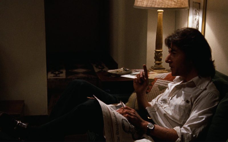 The Washington Post Newspaper and Dustin Hoffman in All the President’s Men (1976)