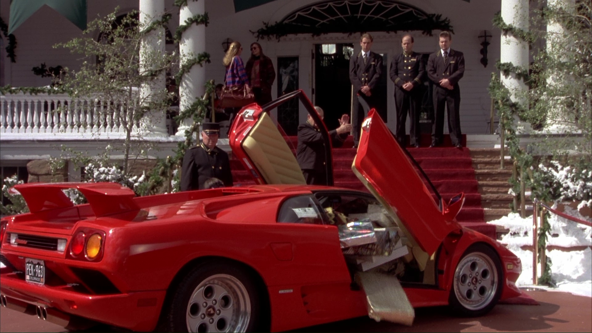 Lamborghini Diablo Red Sports Car Used By Jim Carrey And Jeff Daniels In Dumb And Dumber 1994