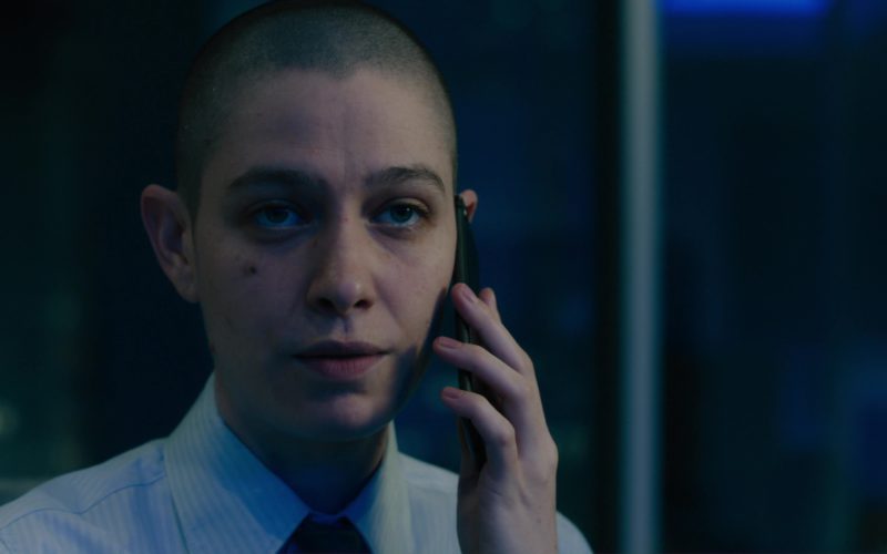 Apple iPhone Used by Asia Kate Dillon in Billions