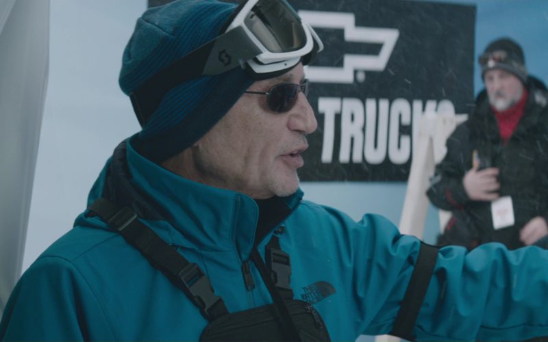 SCOTT Wintersports Goggles and The North Face Men’s Jacket in Molly’s Game