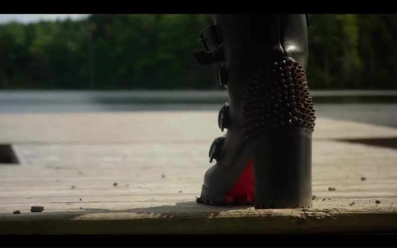 Christian Louboutin Studded Buckle Boots Worn by Blake Lively in A Simple Favor